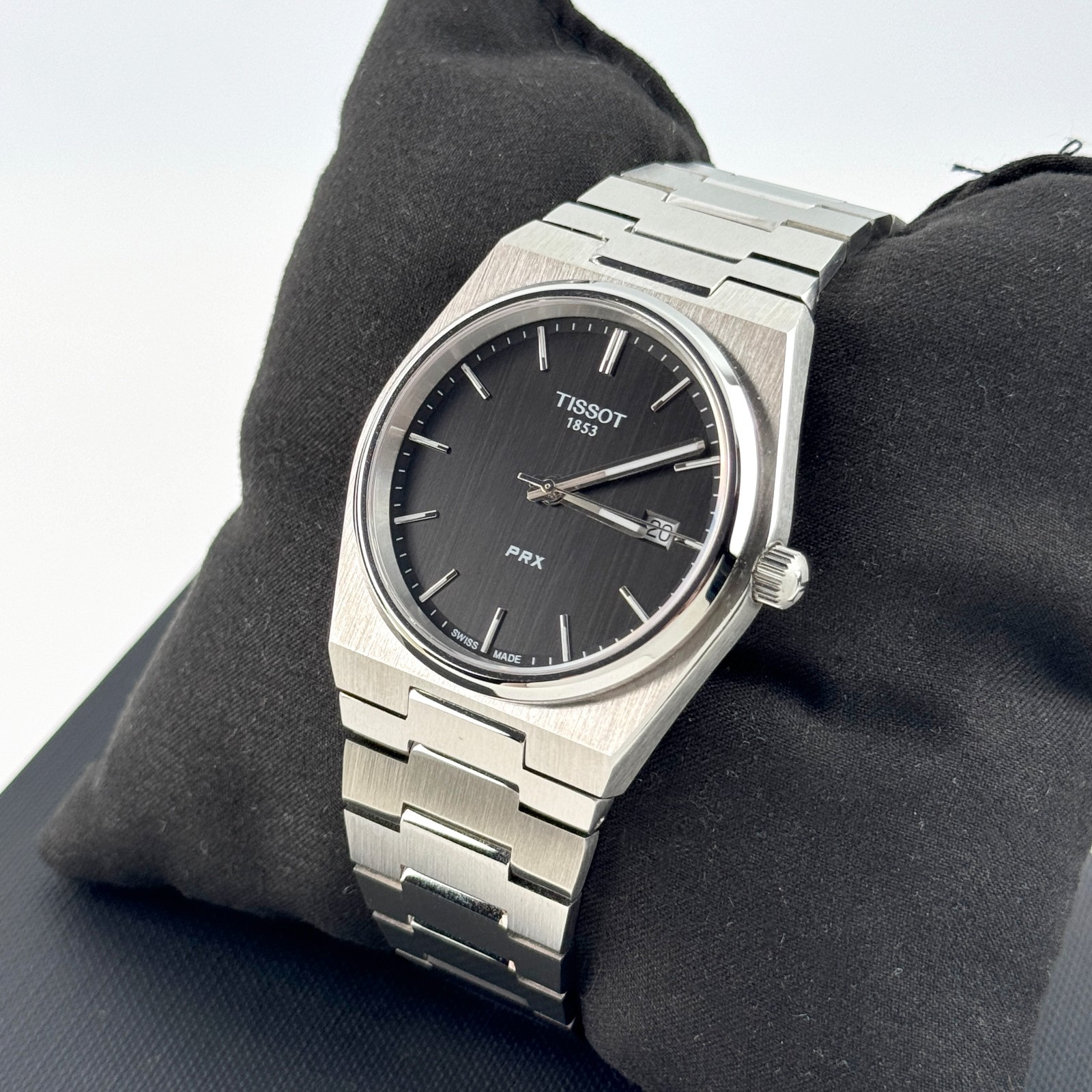 Tissot PRX 40mm Black Dial Quartz Stainless Steel Men’s Watch T137.410.11.051.00
