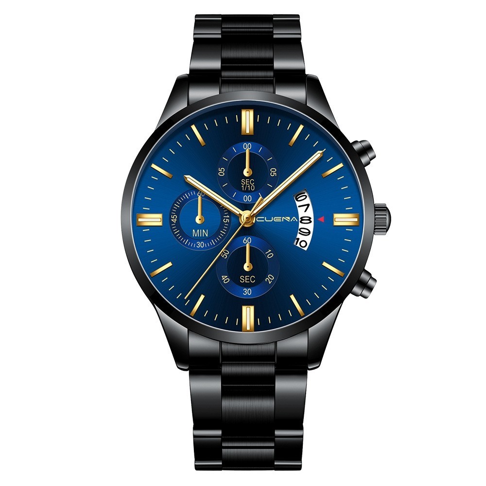 Men’s Fashion Stainless Steel Watch Quartz Luminous Classic Watches 1PCS