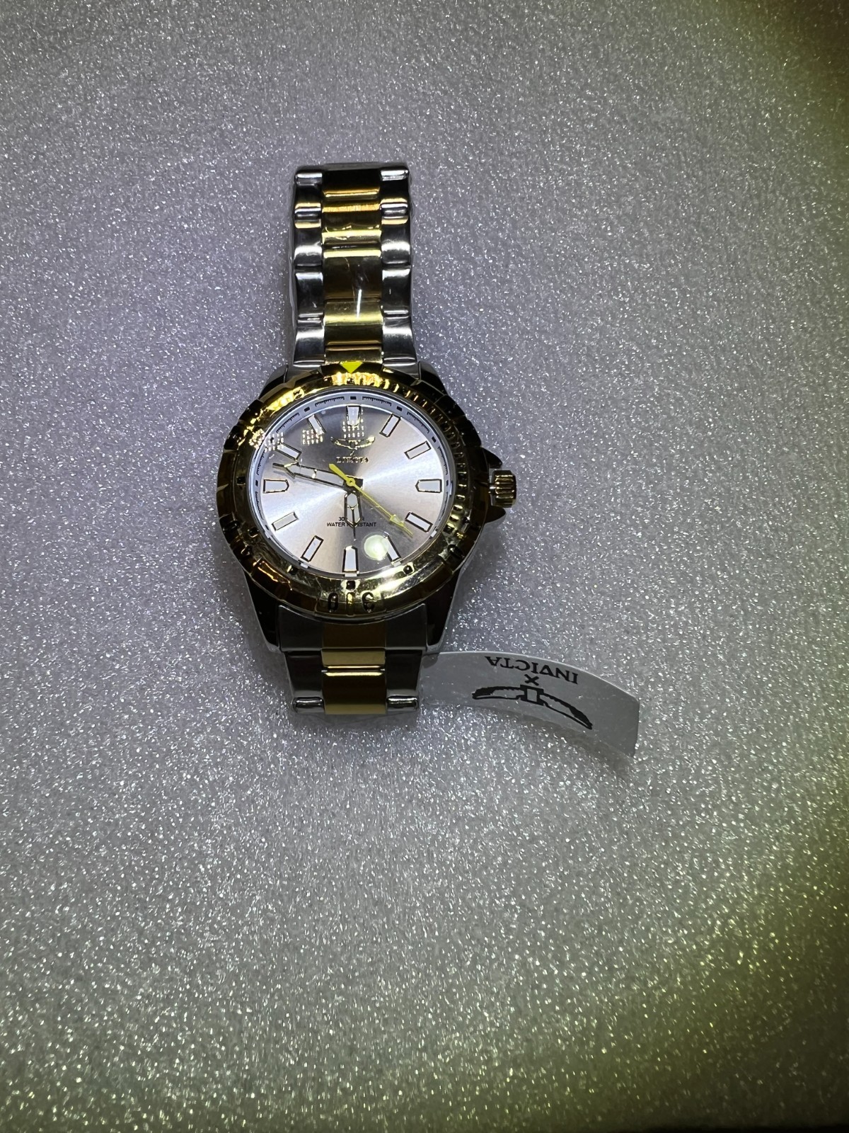 Invicta 69036 Specialty I Men 42mm Two Tone Silver Dial Quartz Bracelet Watch