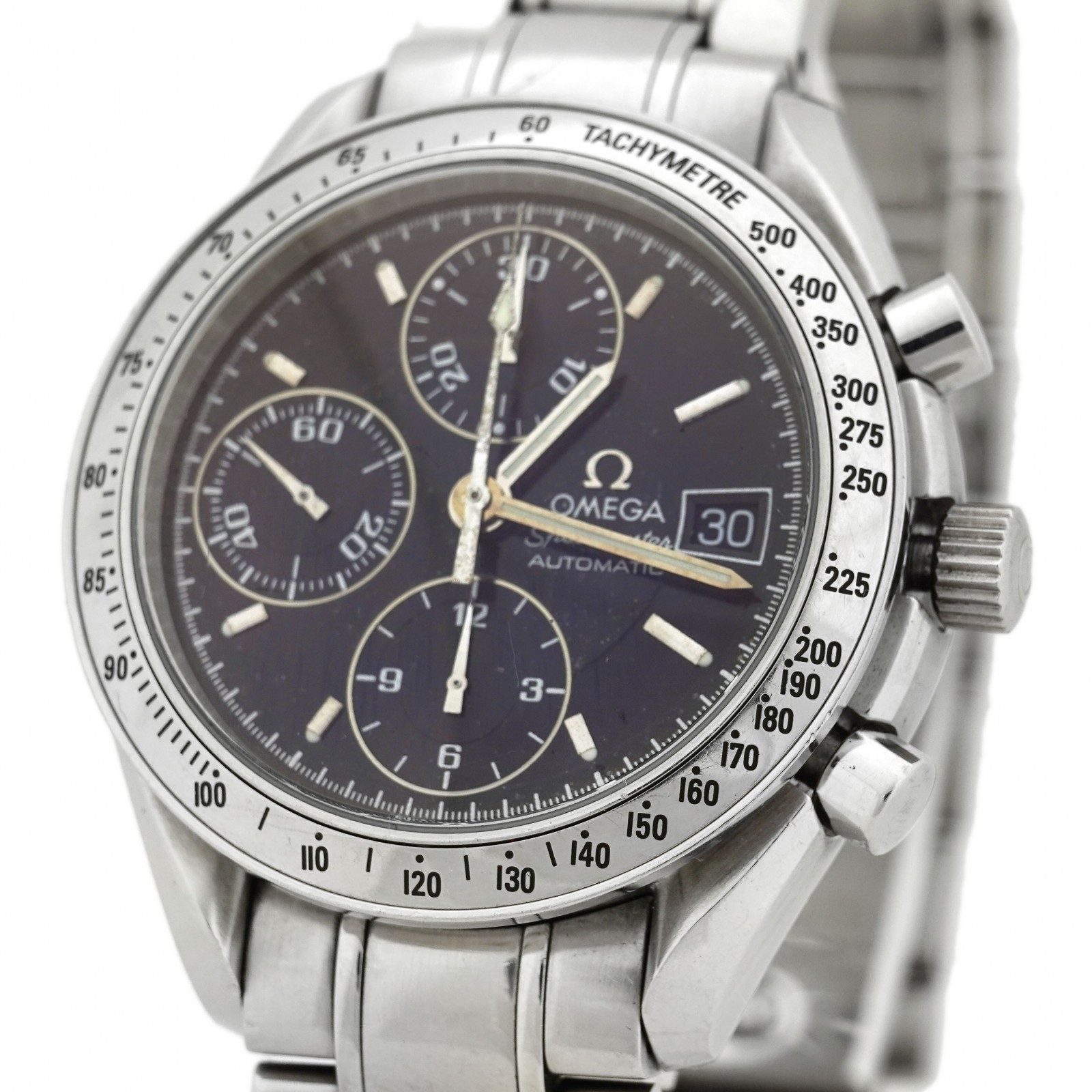 OMEGA Speedmaster Date 3513.50.00 Automatic Black Dial Men Warranty