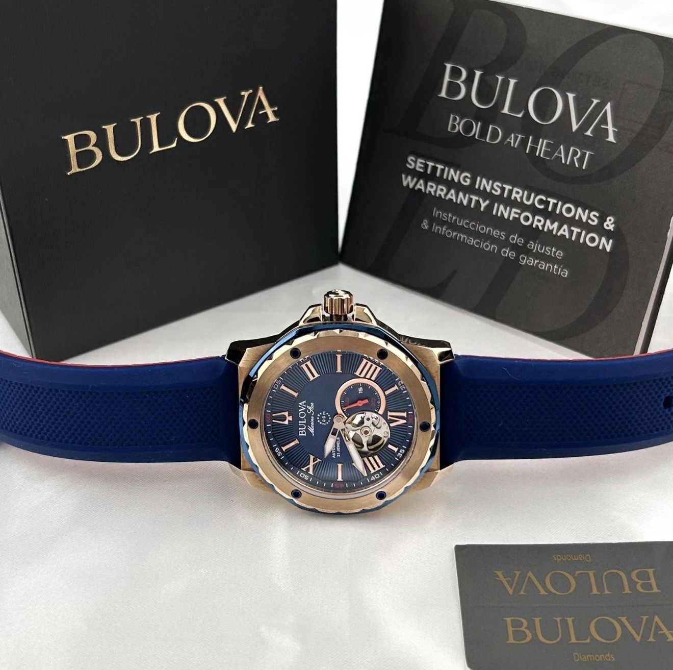 Bulova Marine Star Rose Gold Automatic