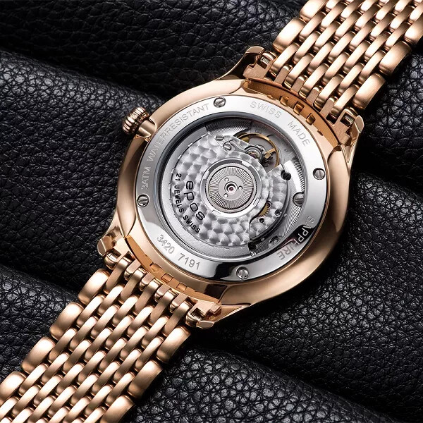 EPOS Ø 40mm Originale 3420 Rose Gold PVD Super Slim ETA 2892-A2 automatic watch