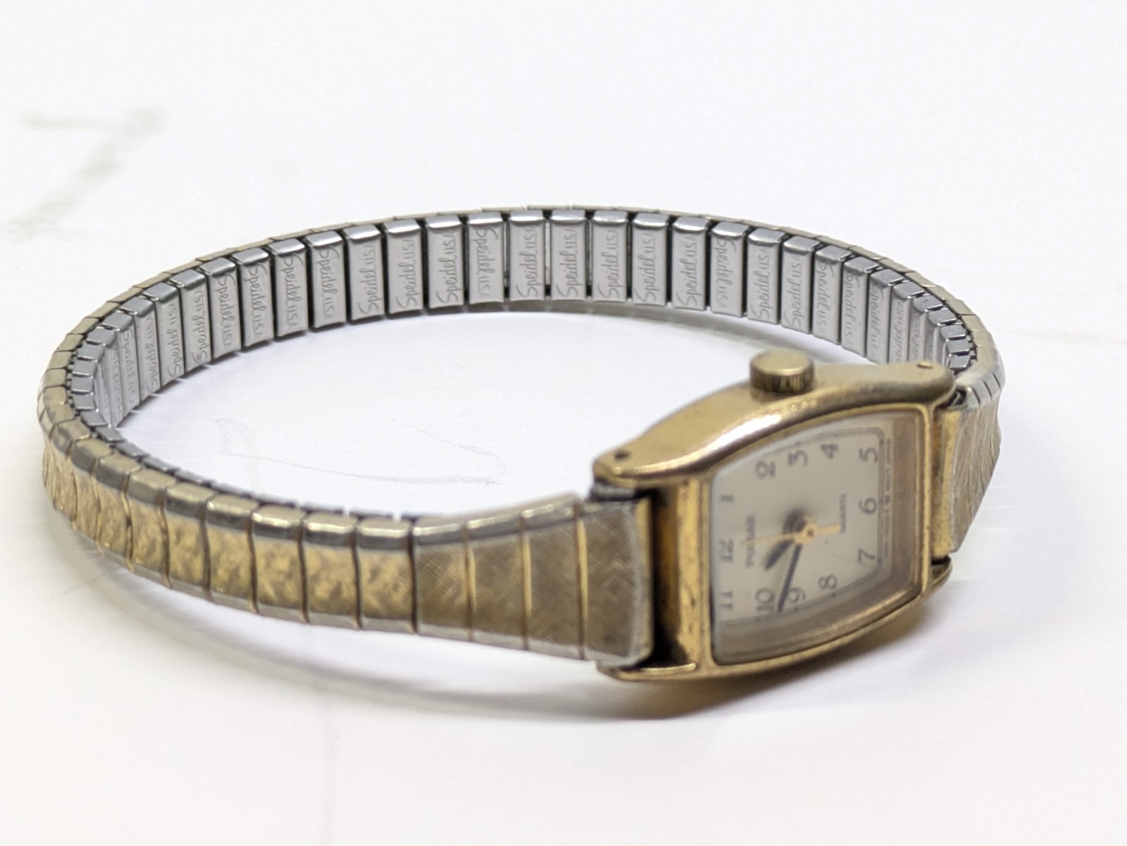 Ladies Vintage Pulsar Watch 16mm Gold Tone V401-5000 Expansion Band – Serviced