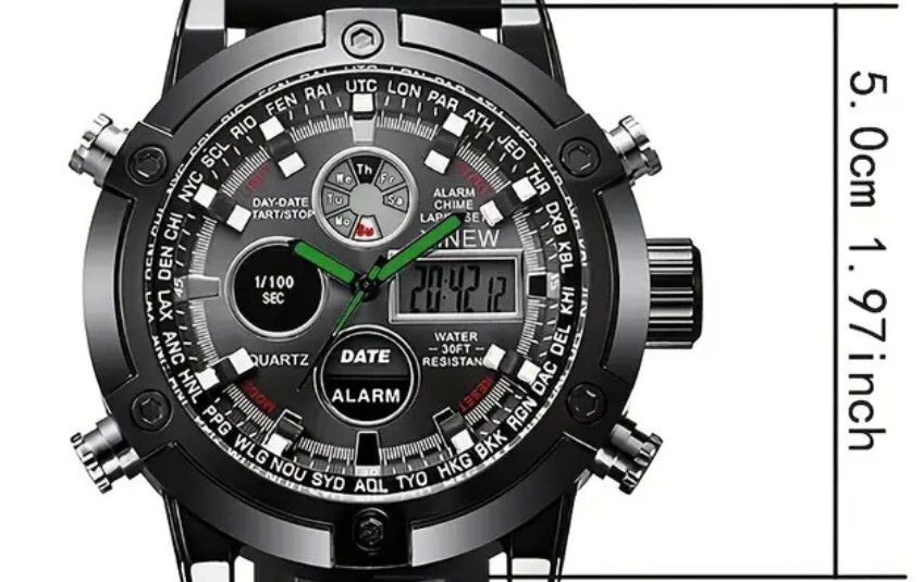 Military Watch Tactical Paracord Buckle Knife Whistle Fire Starter FishLine Hook