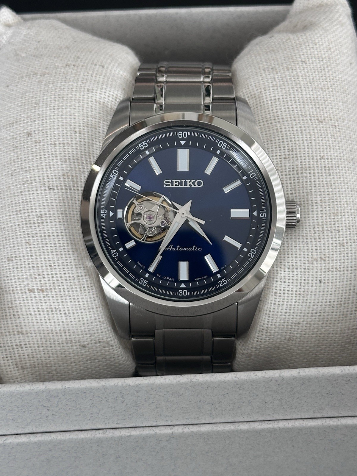 SEIKO Selection SCVE051 Automatic Open Heart Blue Dial 4R38 JDM – BRAND New