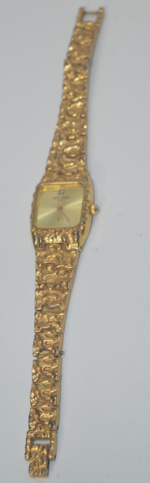 Pierre Bideaux Women Dress/Formal Gold Nugget Watch New battery GUARANTEED
