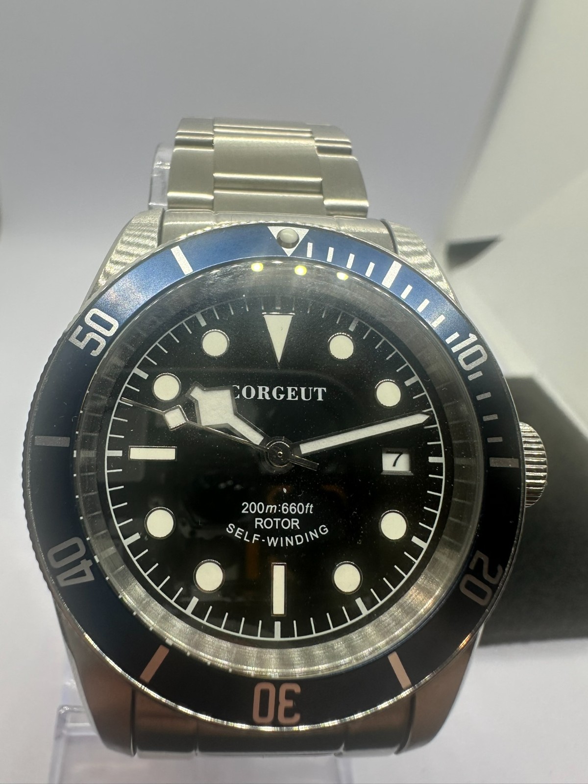 Corgeut 2010 Miyota 8215 41mm Sapphire Automatic 200M Diver Watch