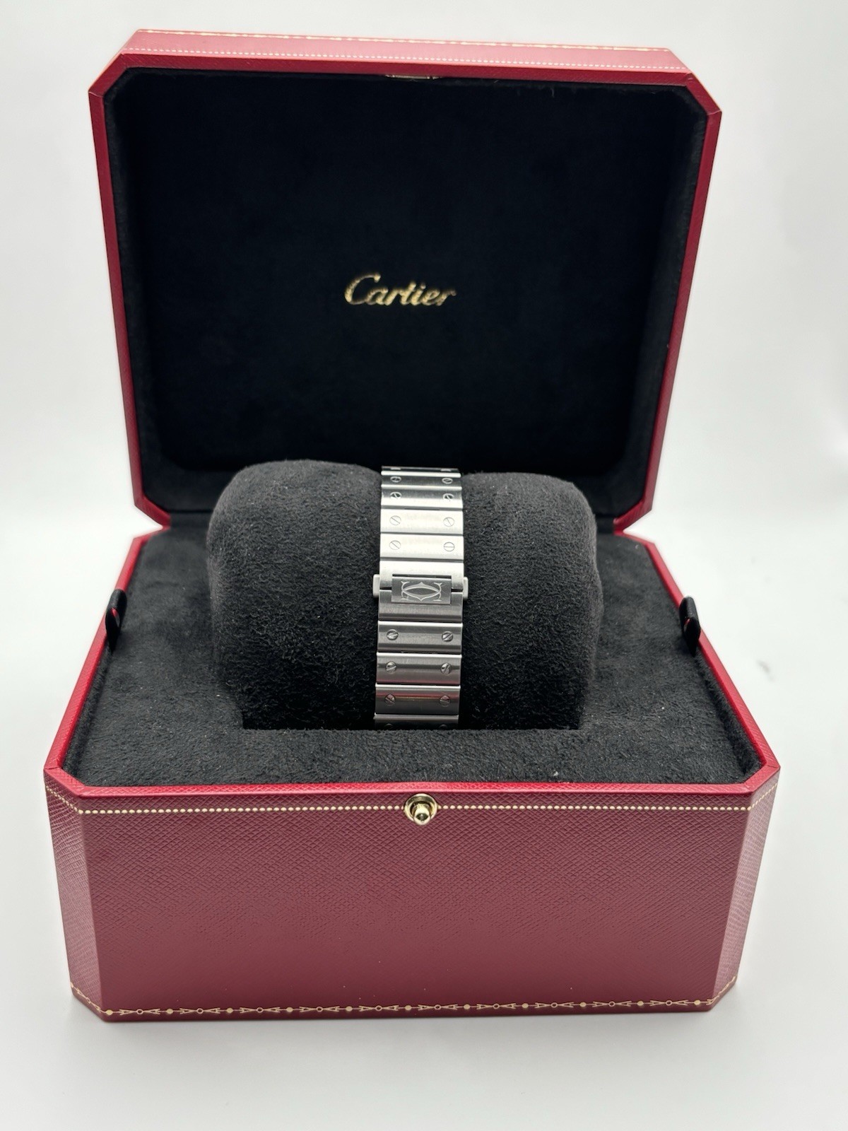 2025 Cartier Santos Blue Dial Large Size WSSA0071 Elegant