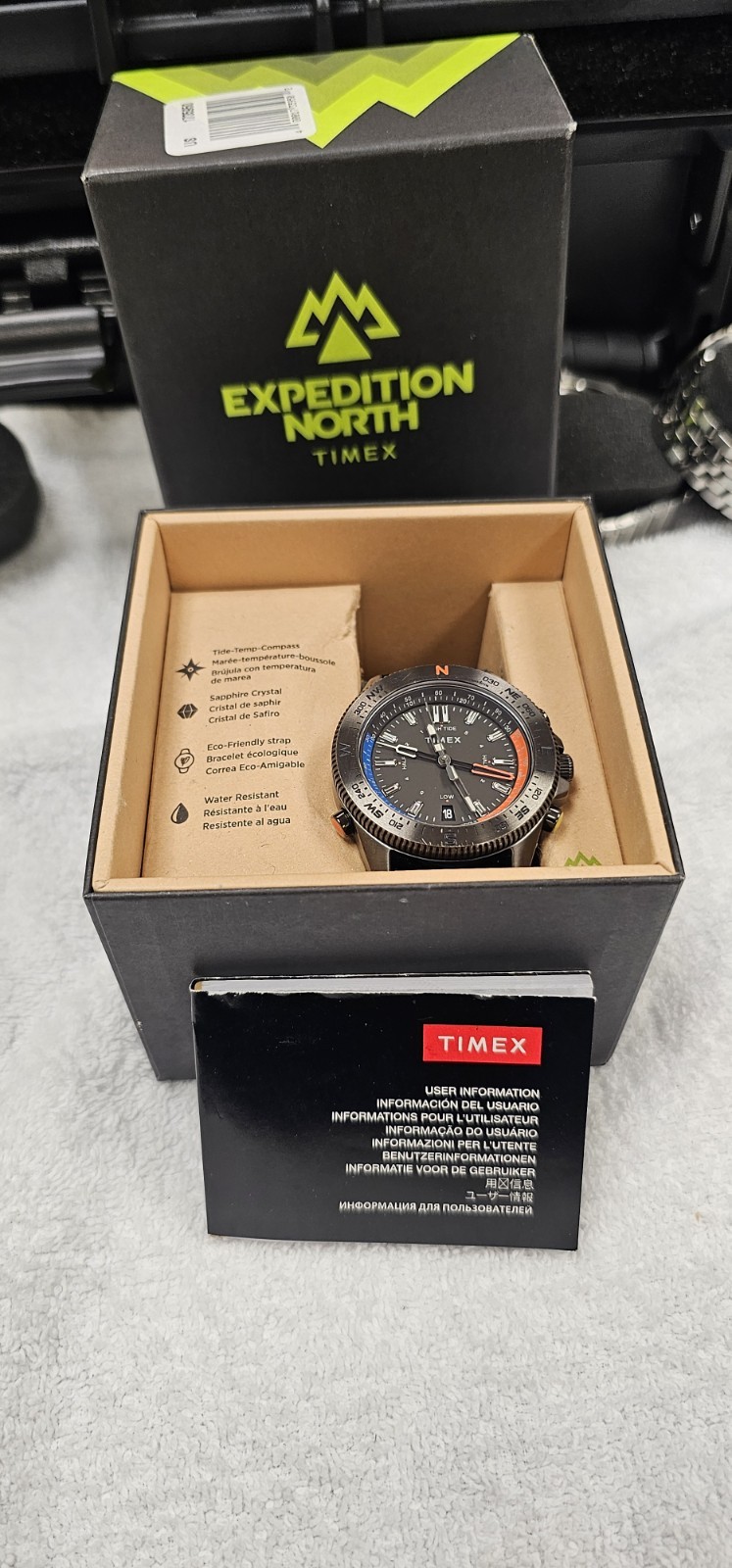 Timex Expedition North Tide Temp Compass TW2V03900