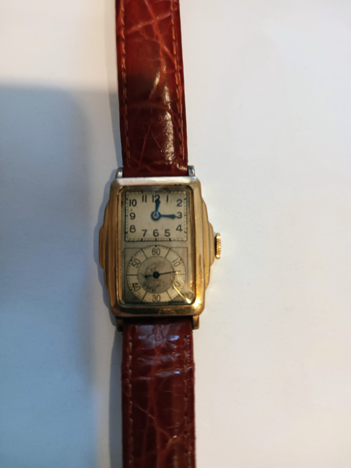 Vintage 1935 Accrobond 7J Doctors Watch Runs/Looks Great