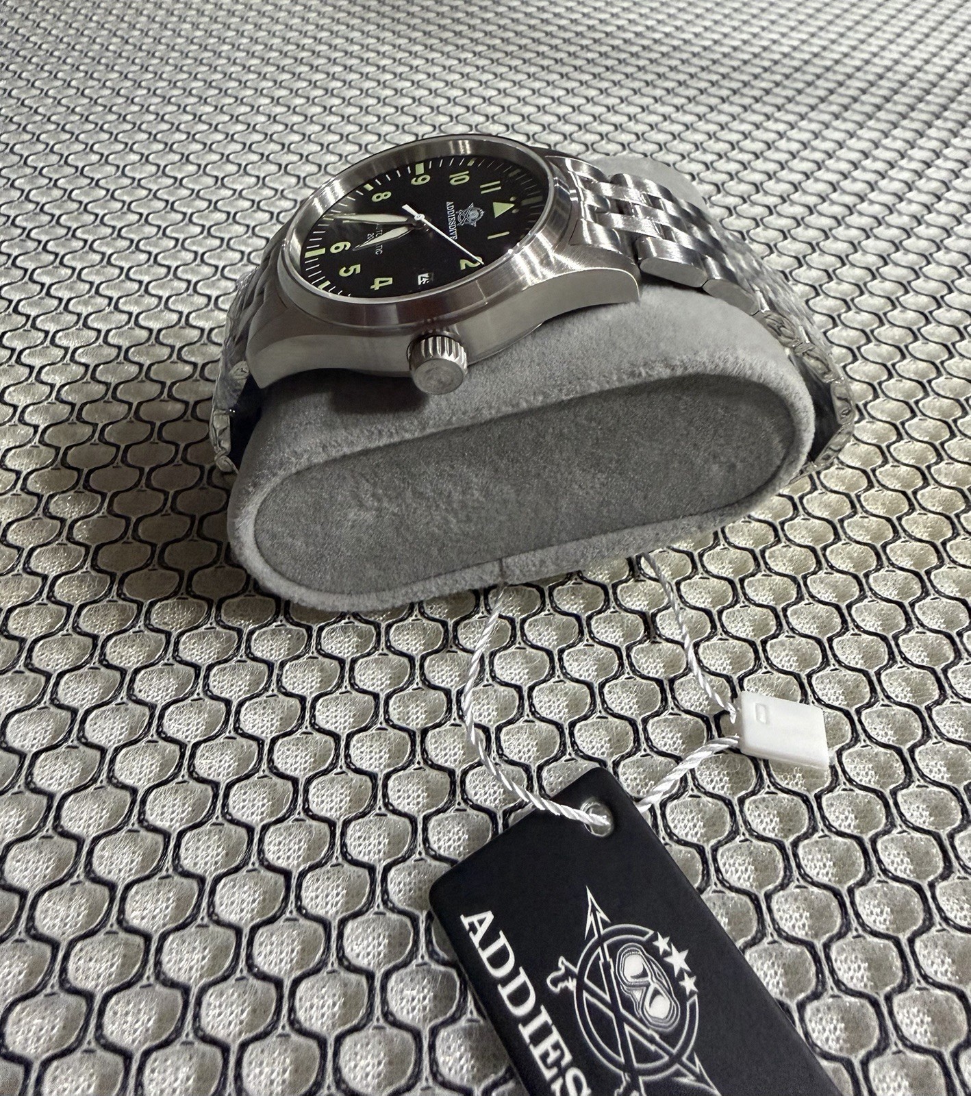Addiesdive AD2519 Retro Automatic – 39mm Black Dial – Japan 8215 – NEW