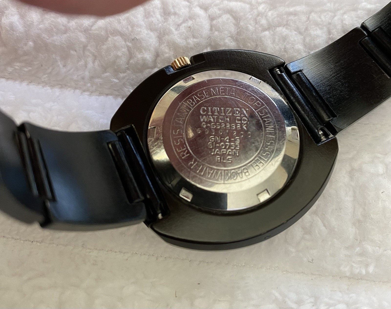 Citizen Watch Automatic Emerald green Band is Small can be changed 1970s Rare