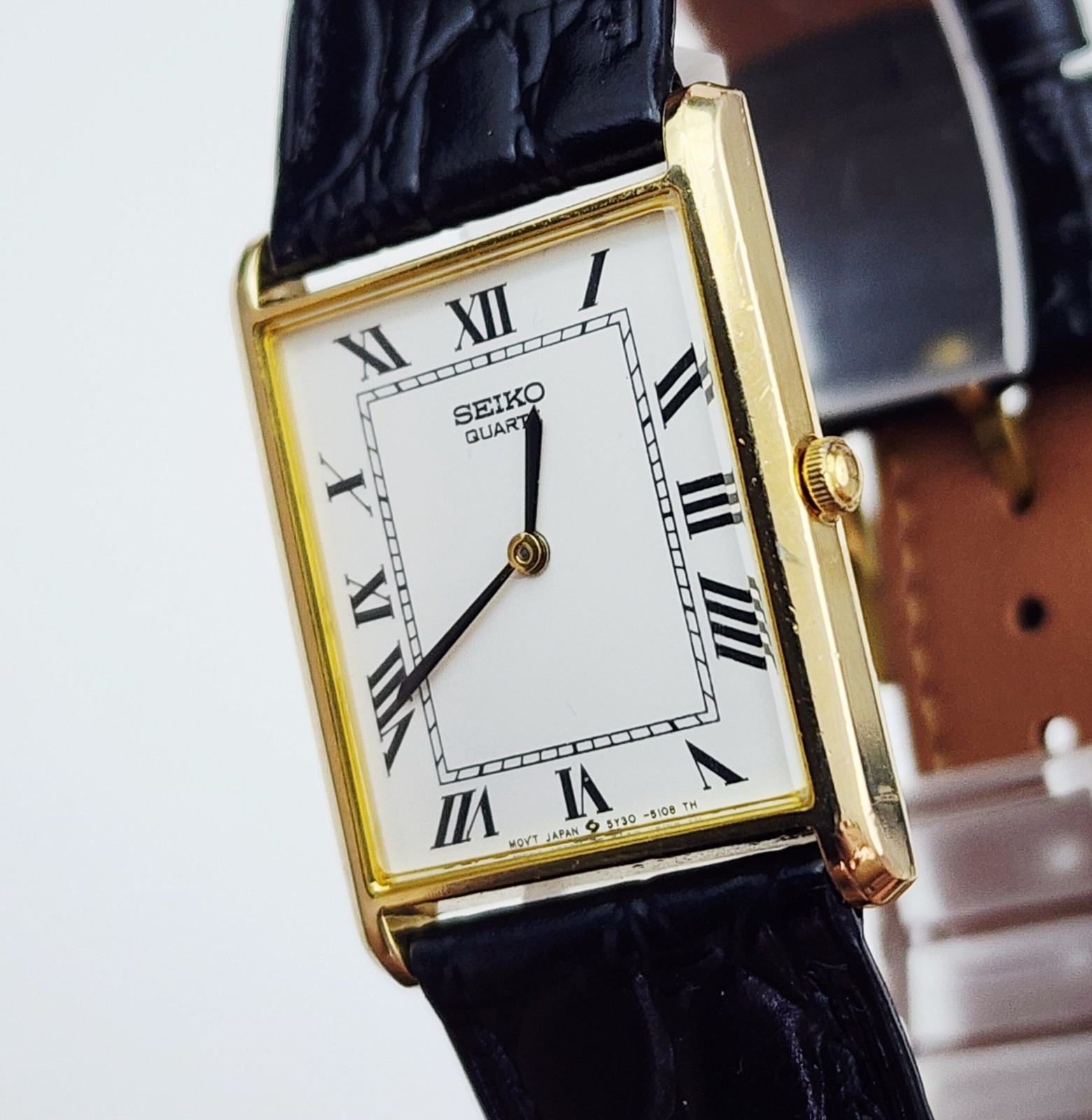 Men’s Vintage 1988 Watch SEIKO “Tank” 5Y30-5060