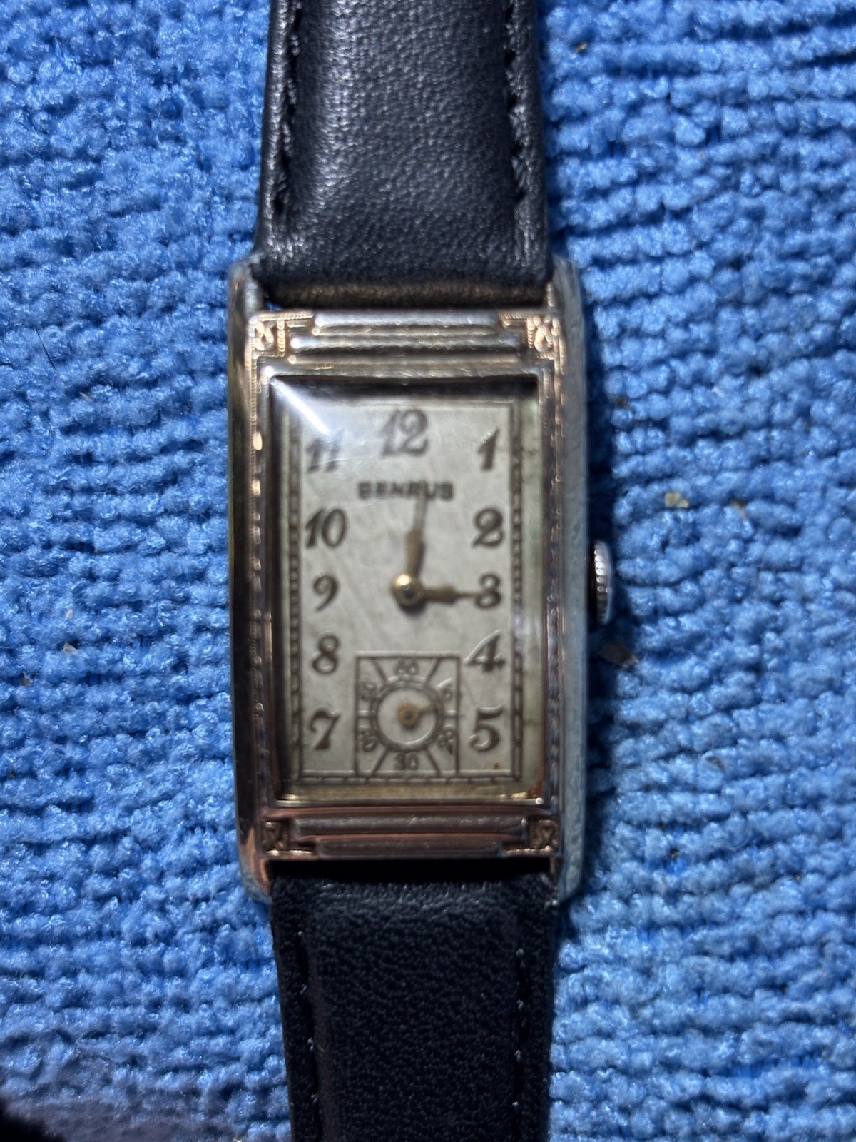 Benrus Men’s 1930s/1940s Art Deco Tank Watch For Parts/Repair ⌚