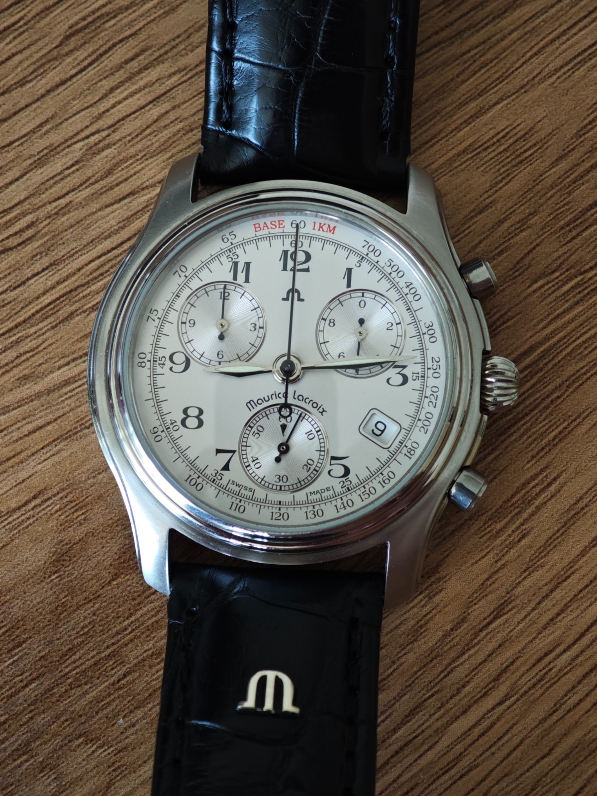 Maurice Lacroix Chronograph Ref. 04724 Swiss Made Rare Men’s Watch (W0221)