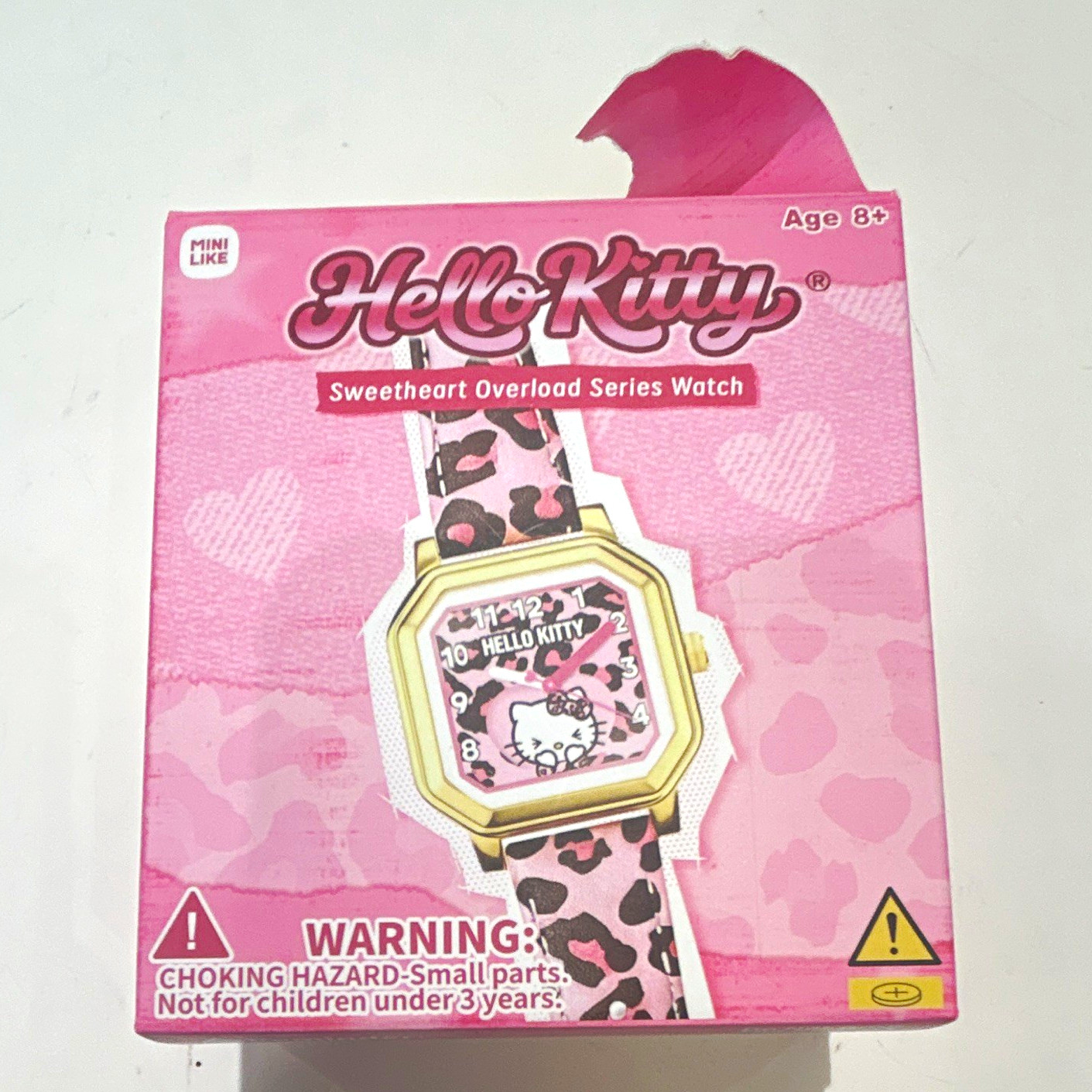 Hello Kitty Sweetheart Overload Series Analog Watch Golden Caramel