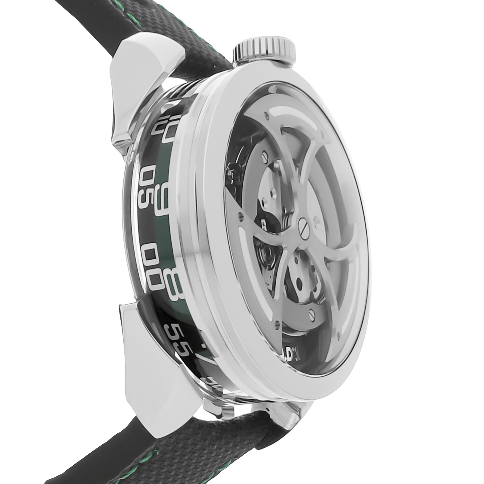 M.A.D.1 Edition 1 Green by MB&F Steel Auto Watch 42mm Strap M.A.D.1 GREEN
