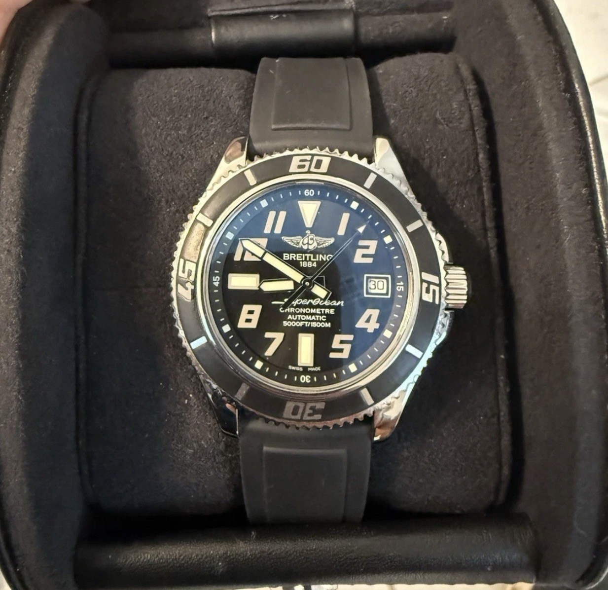 Breitling Superocean 42 Automatic Watch Fresh Service
