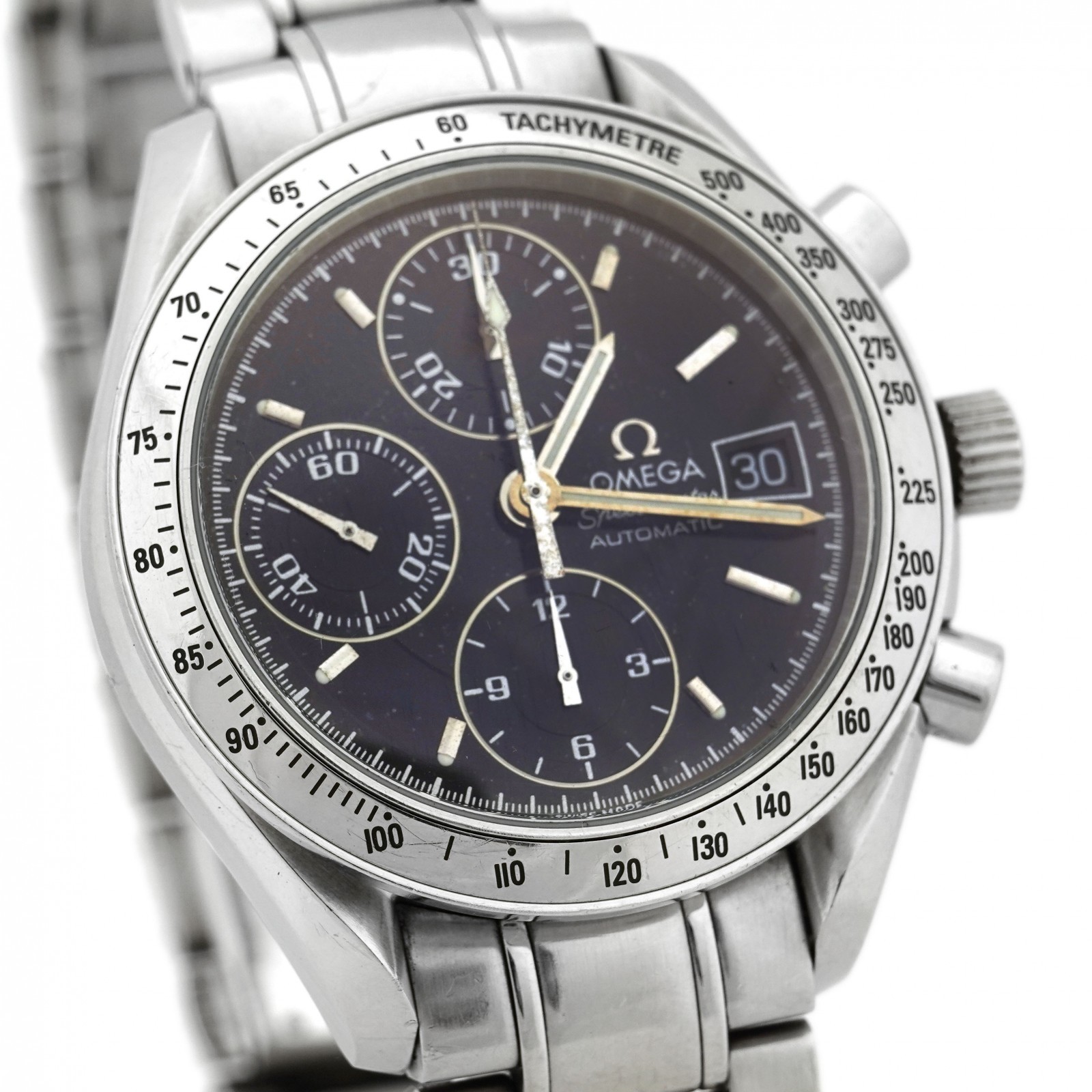 OMEGA Speedmaster Date 3513.50.00 Automatic Black Dial Men Warranty