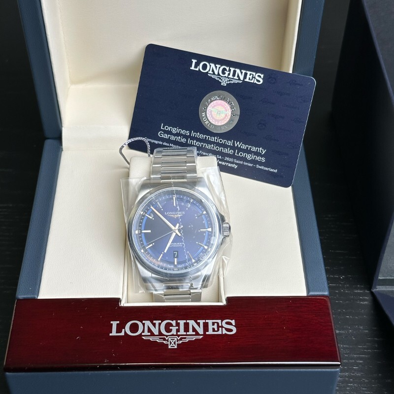 New Longines Conquest 2023 41mm Blue Dial Steel Men’s Watch L38304926