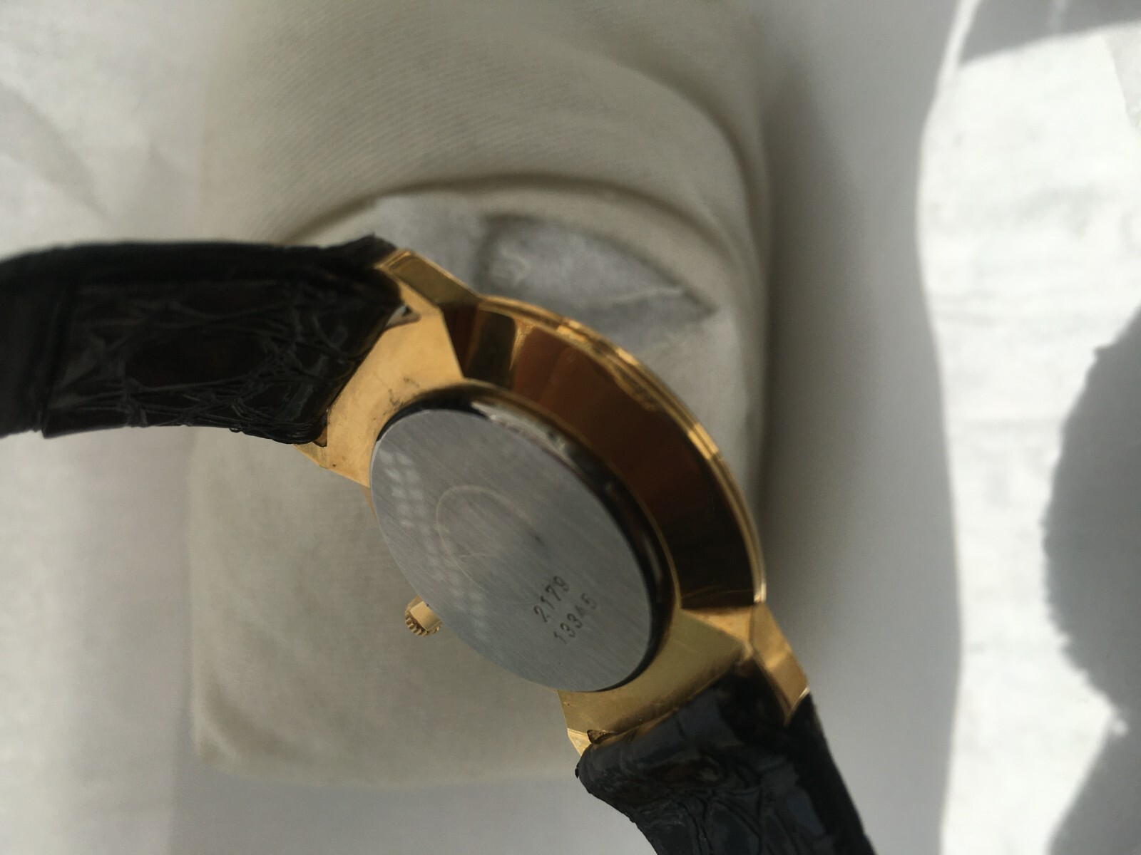 Rotary Unisex Swiss Made Quartz 50MT WR Stone Dial Leather Strap Watch 217913345