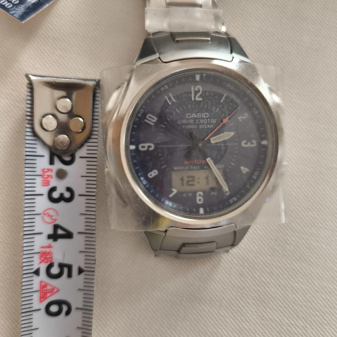 [Mint] CASIO Wave Ceptor WVA-M630D-2AJF Tough Solar RC LED 10ATM SS – From JAPAN
