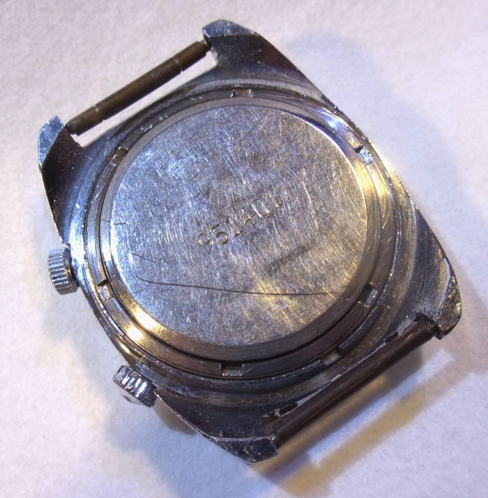 Poljot windup alarm. 18 jewels, 2612.1 movement. 34mm. Pre-owned, new strap.