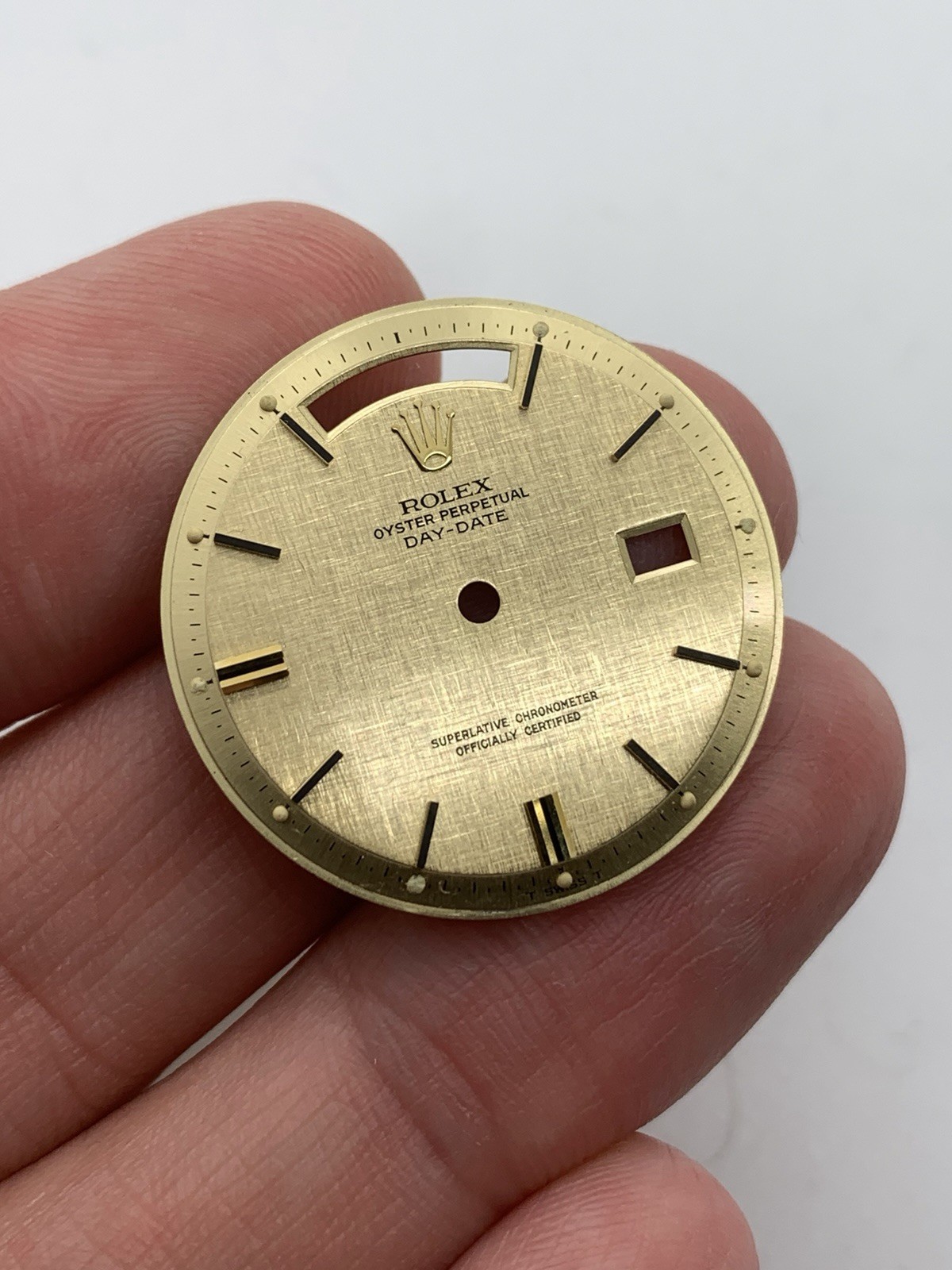 Rolex Champagne Linen 1803 Day Date Dial President 1970s