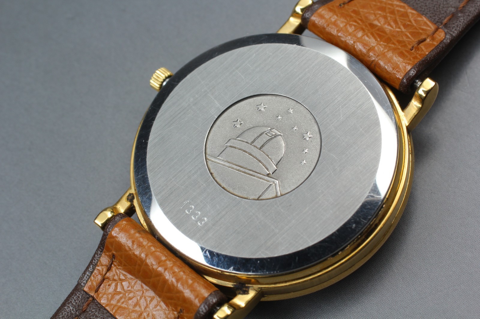 Vintage [N Mint] Omega Constellation Cal.1333 Chronometer Gold Men Qz Watch #119