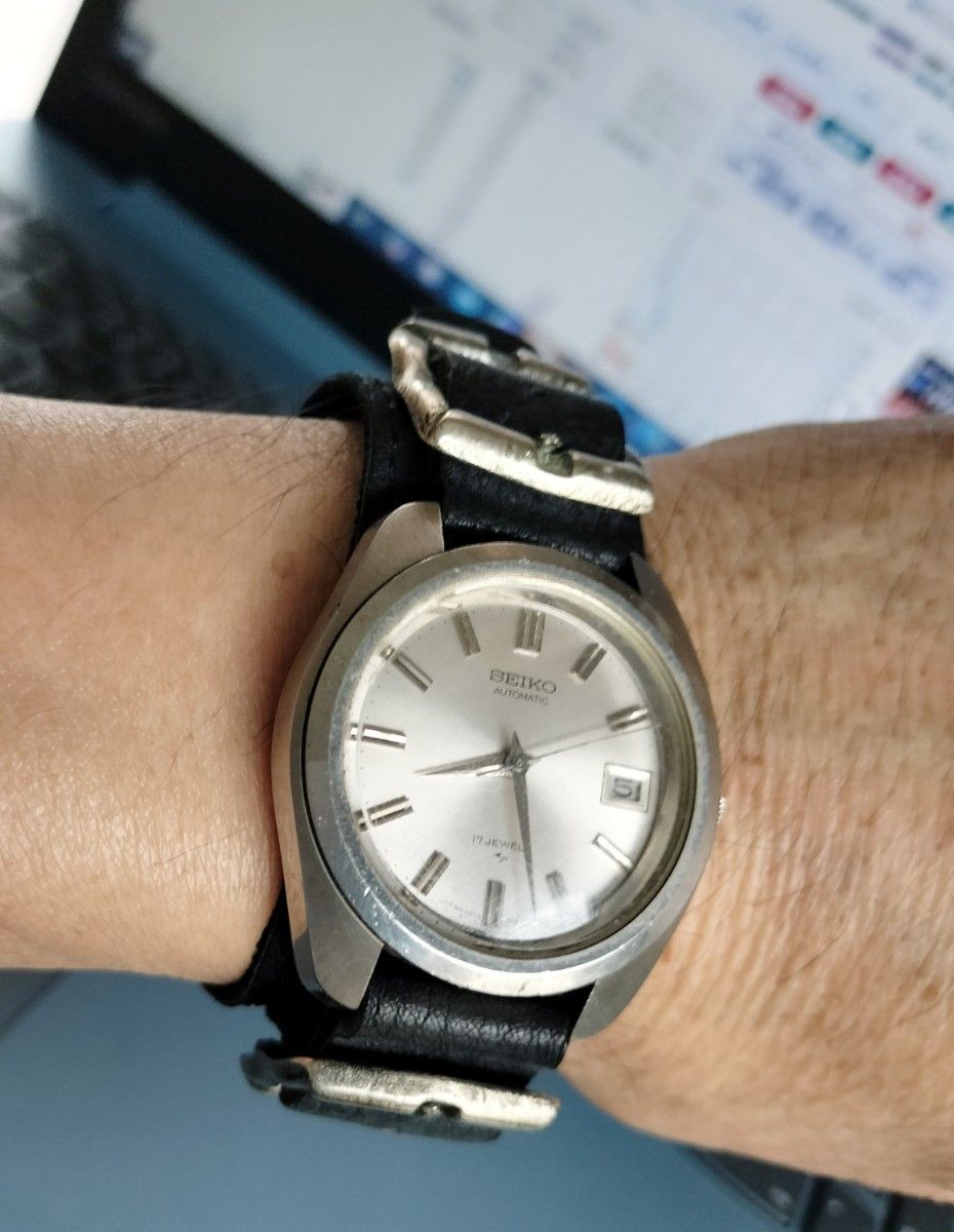 SEIKO AUTOMATIC 17JEWELS Wristwatch Men’s Silver