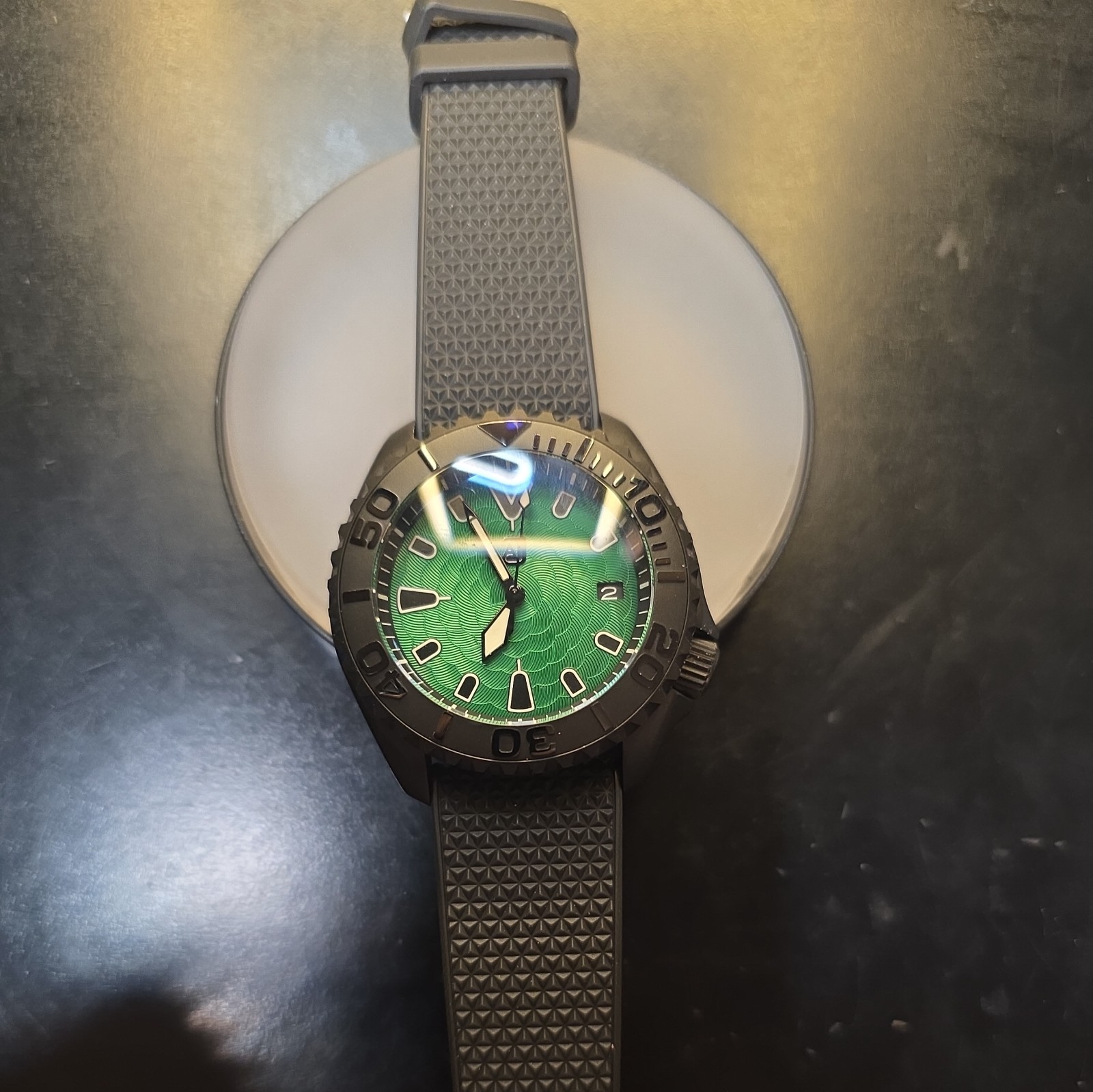 Custom built “Kaiju,” 42mm NH35Automatic watch with Sapphire Crystal