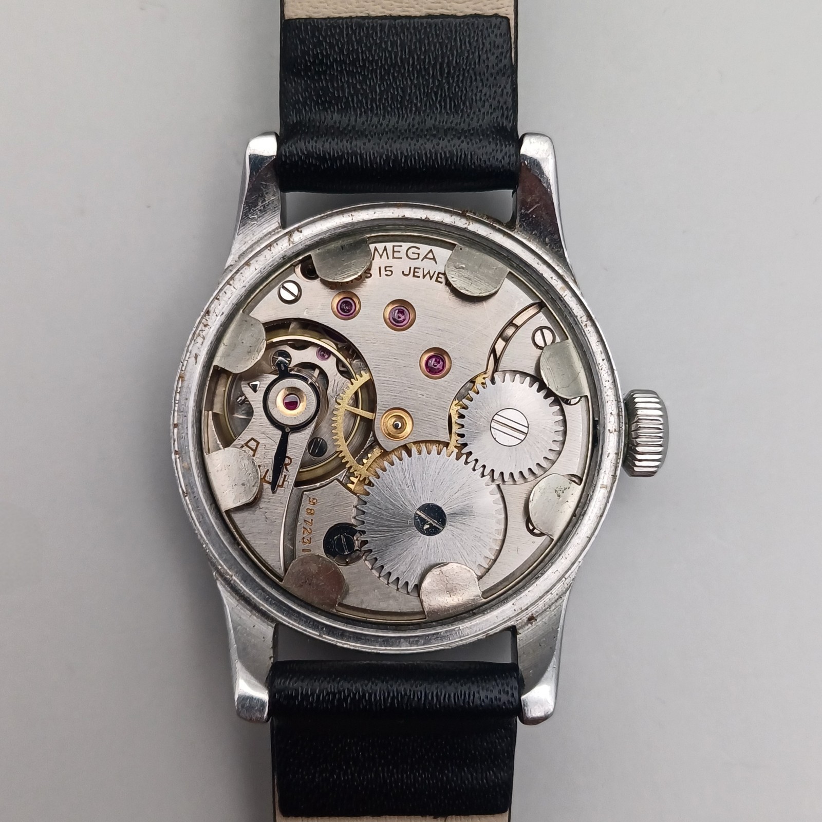 1939 WWII Omega 2165 | Issued To British Civil Service India | Vintage | 31mm |