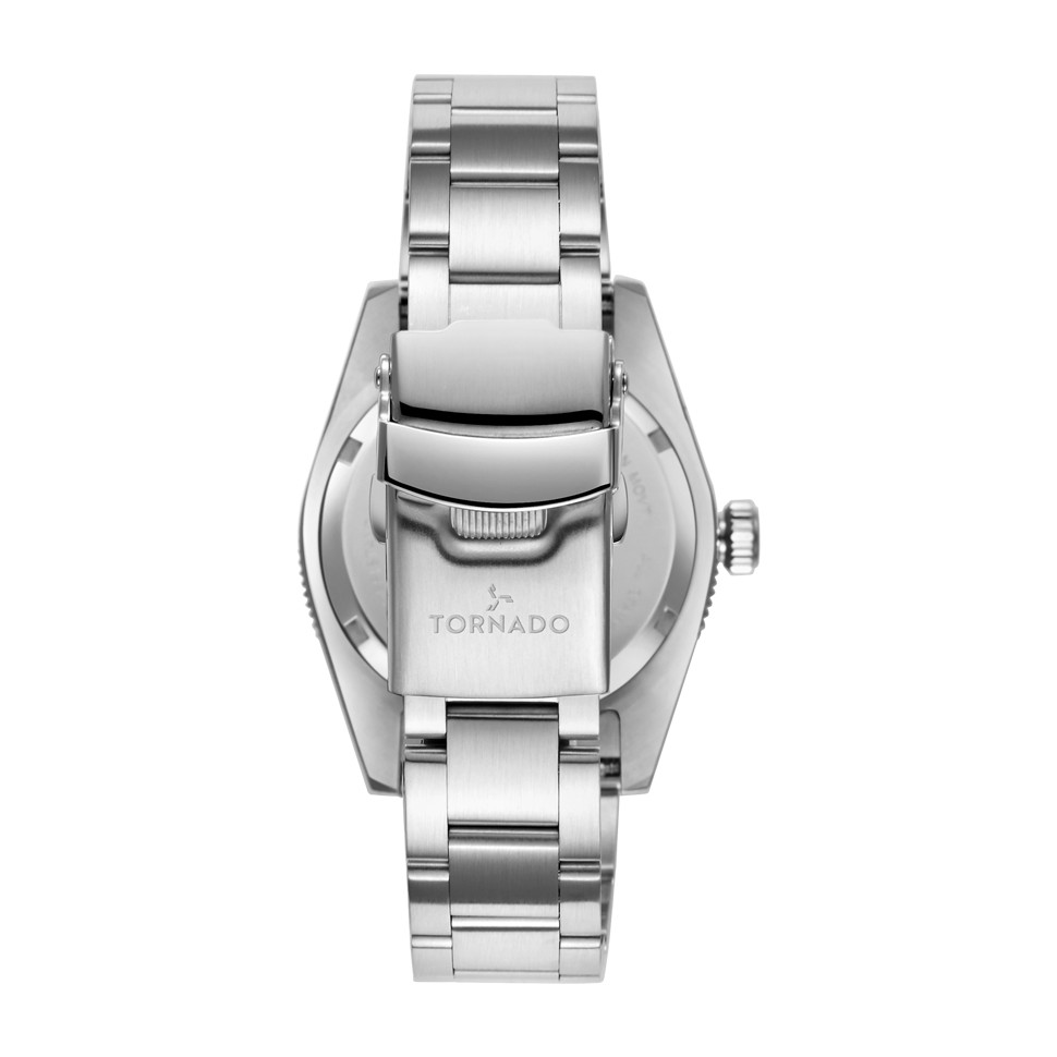 Tornado Lumina Date Just Men’s Analog Watch | Black Dial, 40mm, 100 m (10 ATM)