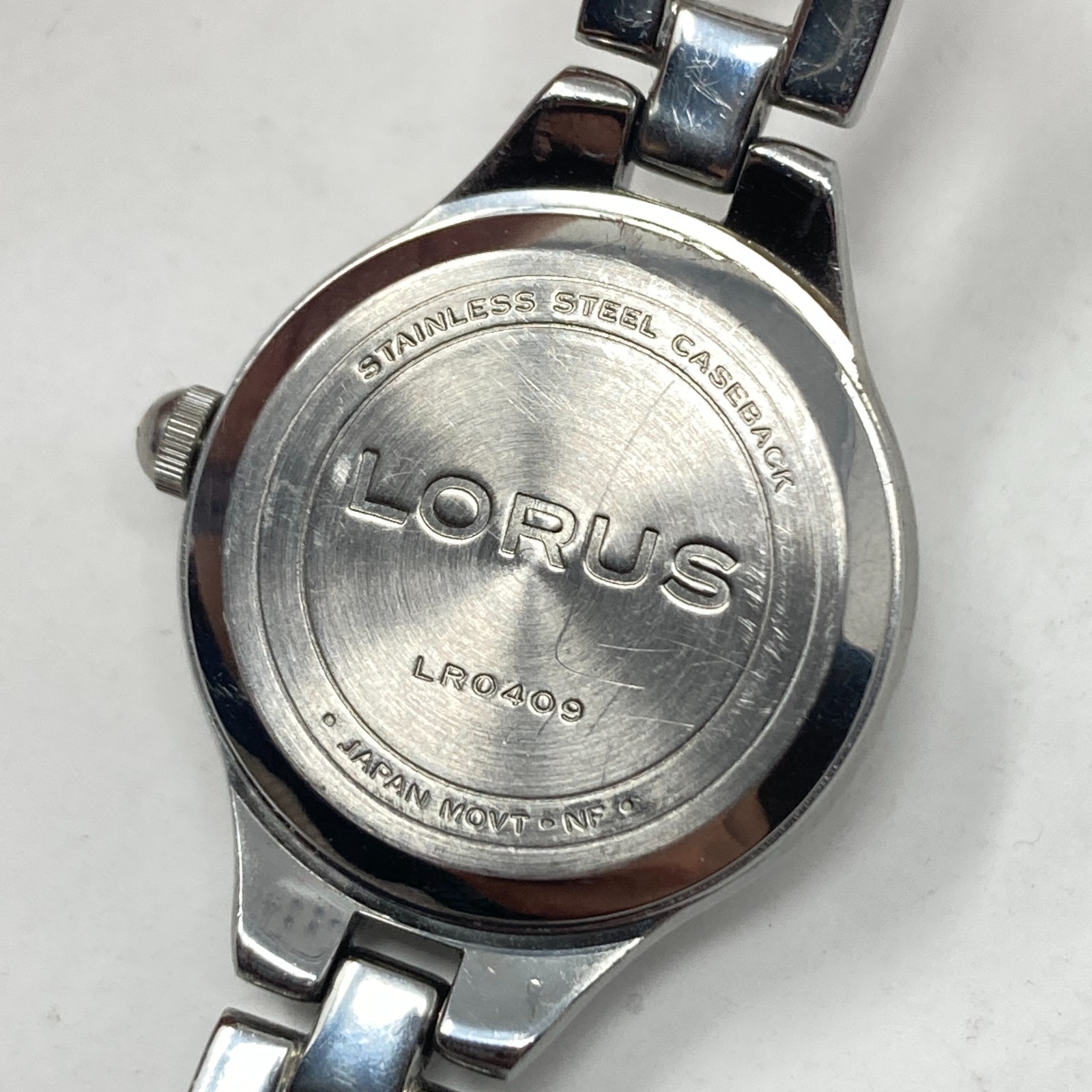 Lorus Women’s Watch 22mm Silver Tone Brushed Finish Classic New Battery 6.5″