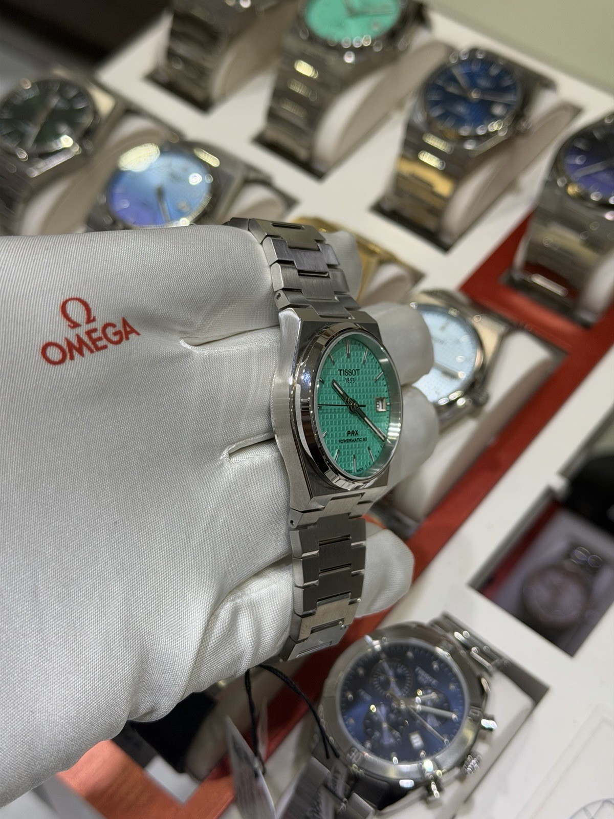 New Tissot PRX Powermatic 80 Mint Green Women’s 35MM Watch T137.207.11.091.01