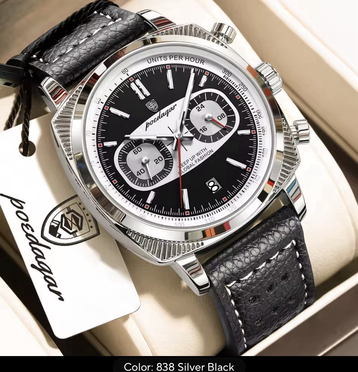 CURREN Casual Sport Watches for Men Top Brand Luxury Military Leather Wristwatc