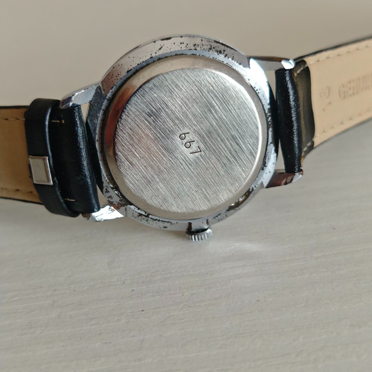 Wristwatch Raketa Skeleton Vintage Steampunk Style Soviet