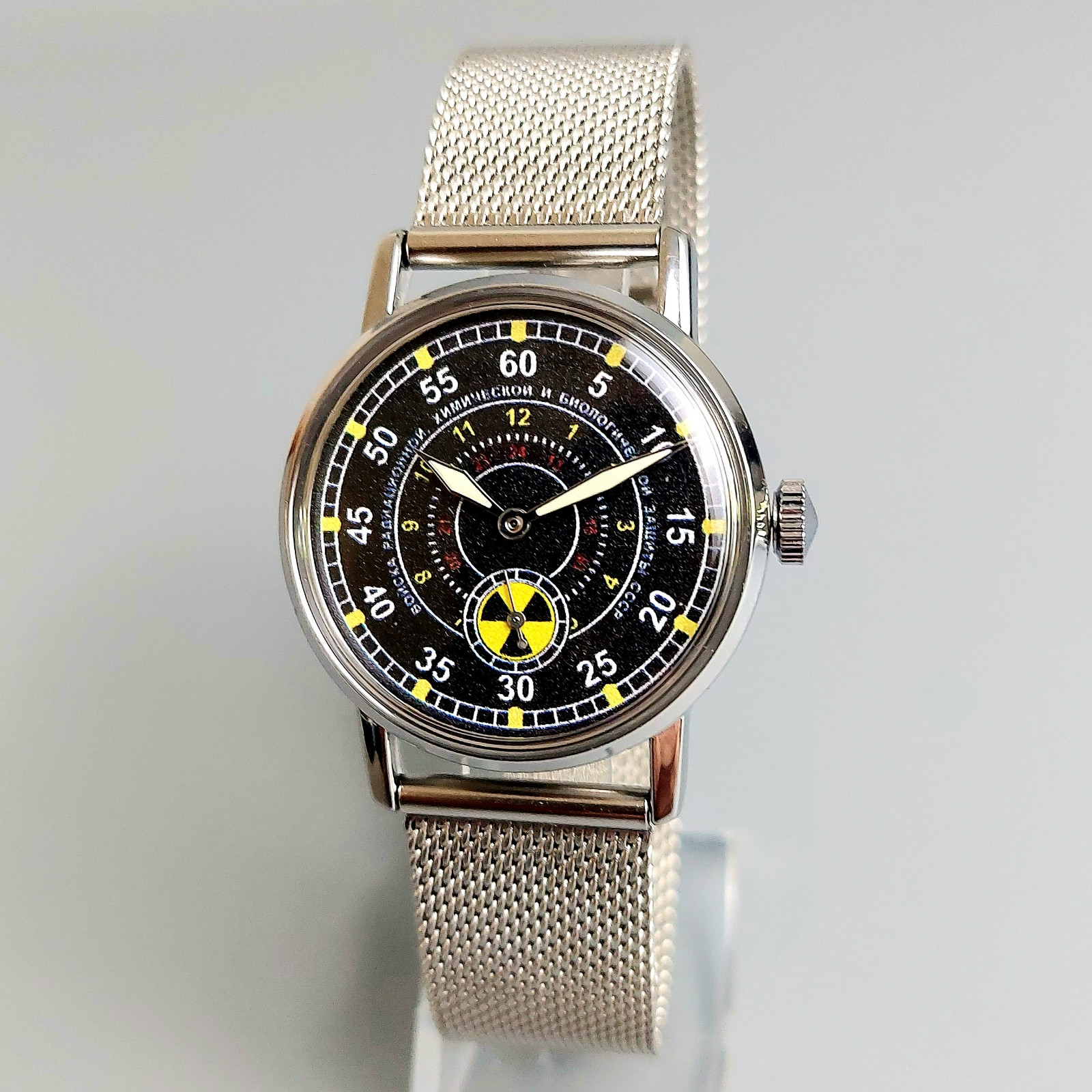 Soviet Wristwatch Pobeda Military Vintage Mechanical Men’s Watch Serviced
