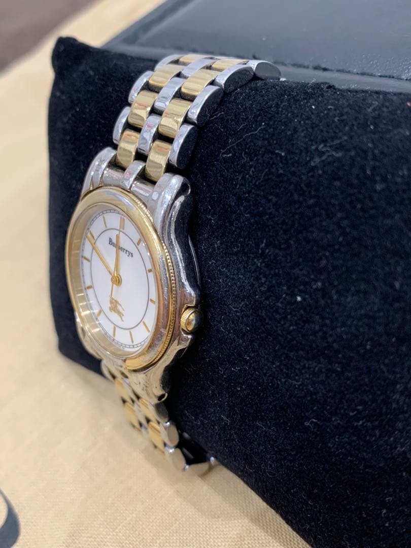 BURBERRY antique watch gold silver