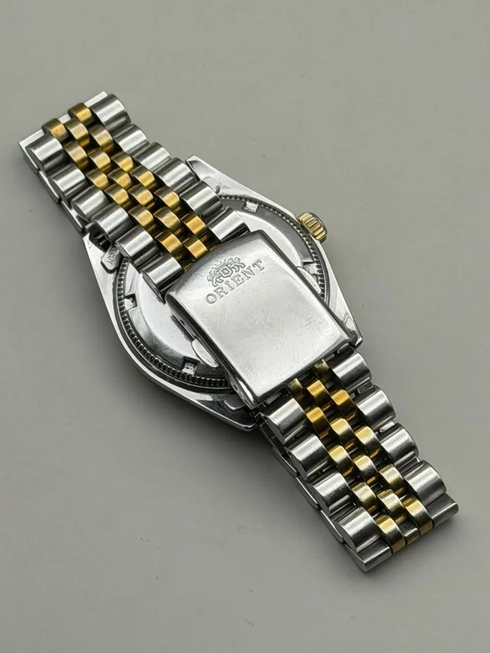 Rare Orient President Classic Automatic Sapphire Men’s Watch Two Tone EVOJ-B0-B