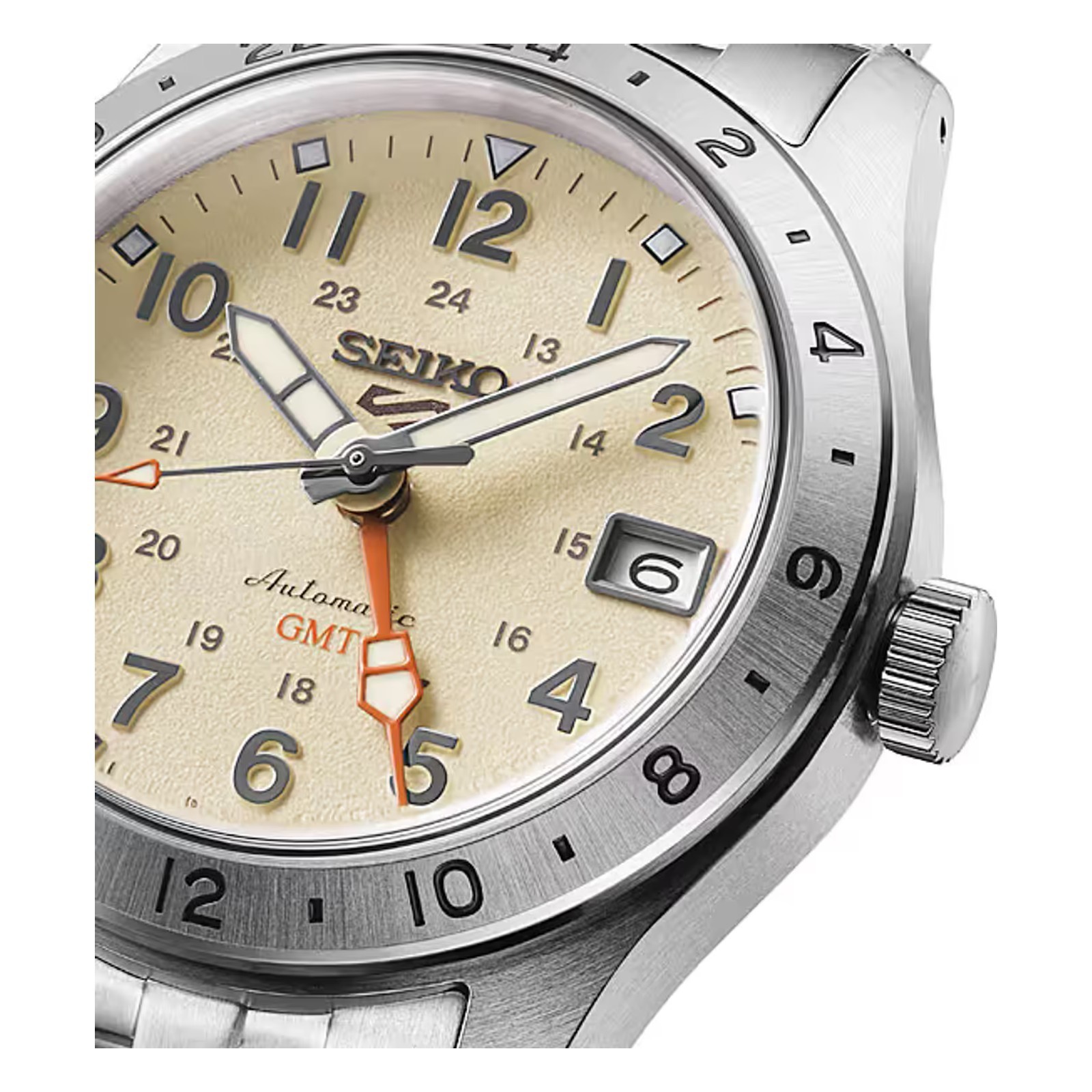 Seiko 5 Sports Field GMT HDB002J Sand Beige Automatic Mens Watch Japan Authentic