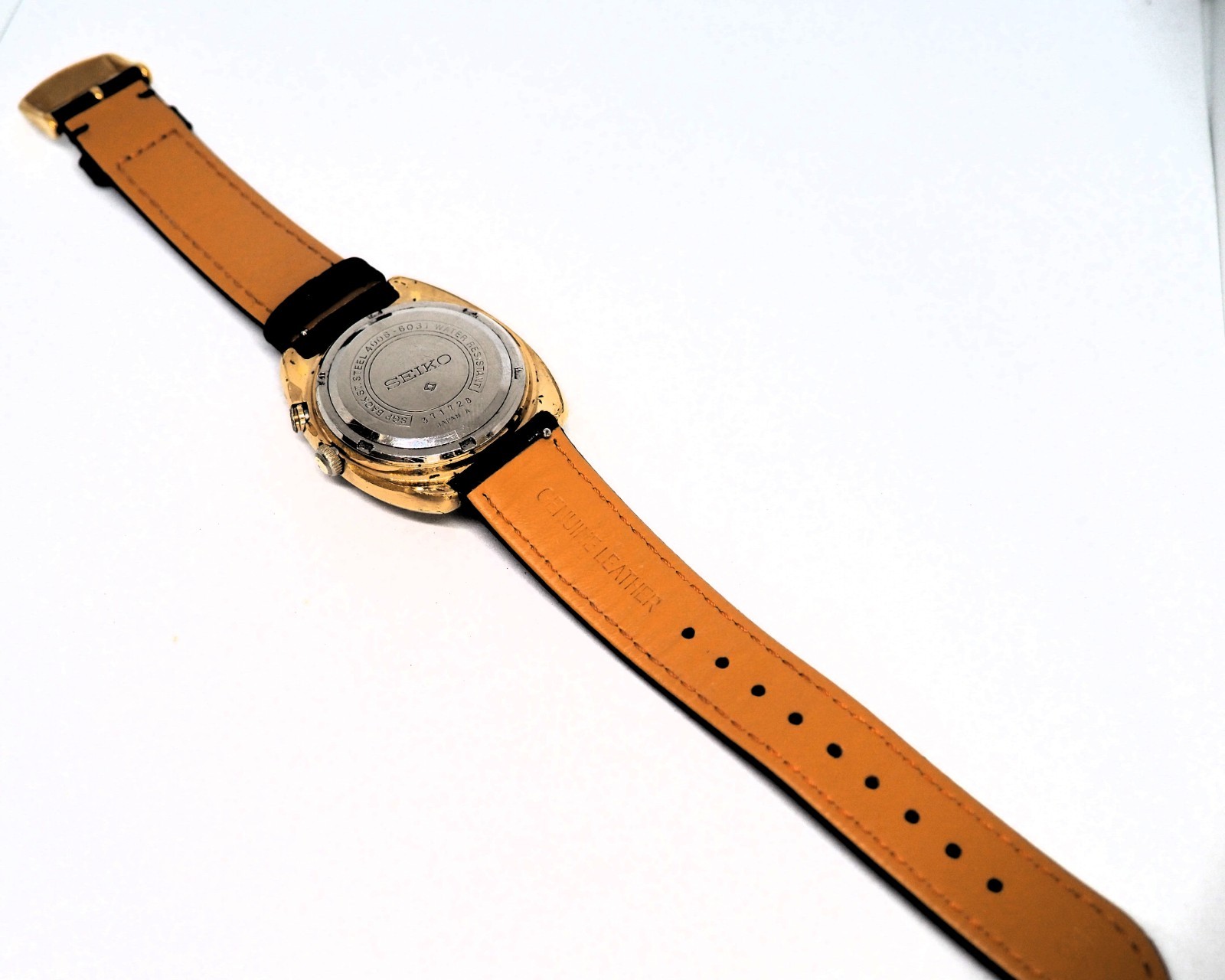 Vintage Seiko Bell-Matic 4006-6000 Automatic Alarm Watch – Gold Capped, Day/Date