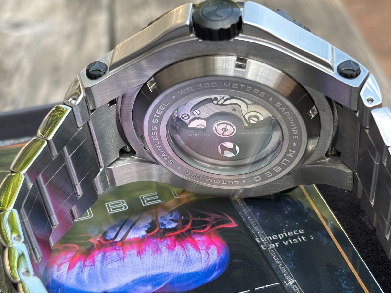 Nubeo Skylab Automatic Limited Edition Watch. Indigo. NB-6083-0H