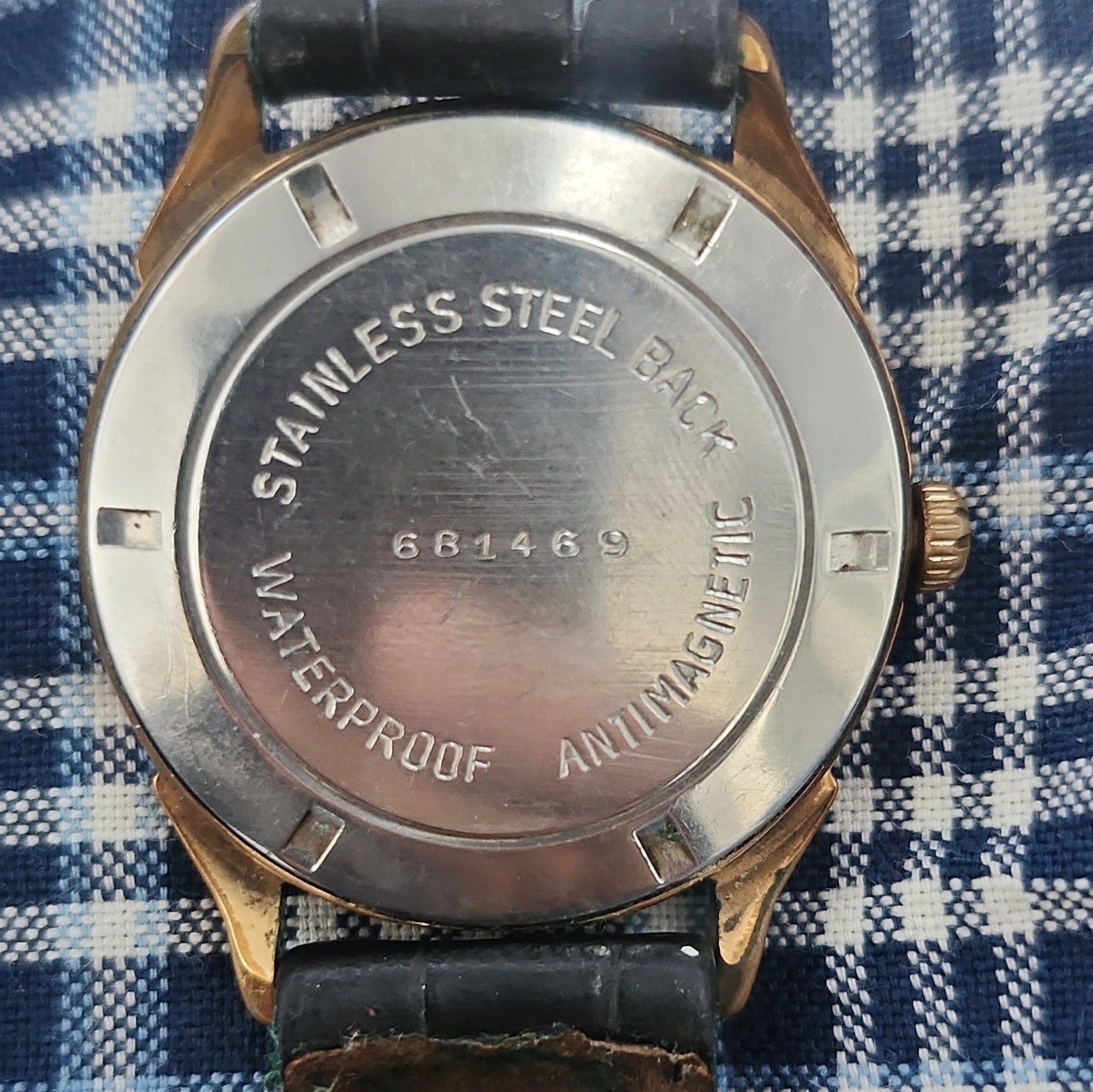 LIP Souveraine Automatic Mechanical Watch White Dial Arabic, Gold, Black Leather