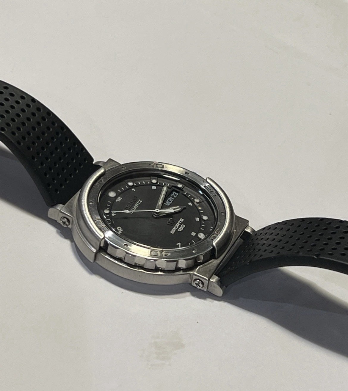 Rare Vintage Shrouded Seiko 5H23-8160 — Mini “Tuna Can” (April 1987)
