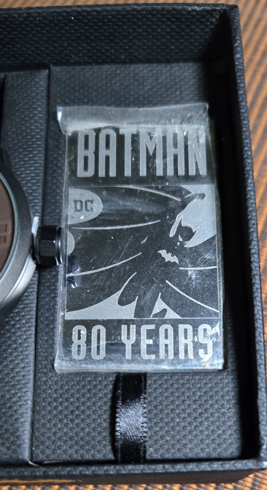 Mondaine Batman 80th Anniversary Collection Watch Limited Edition New With Box