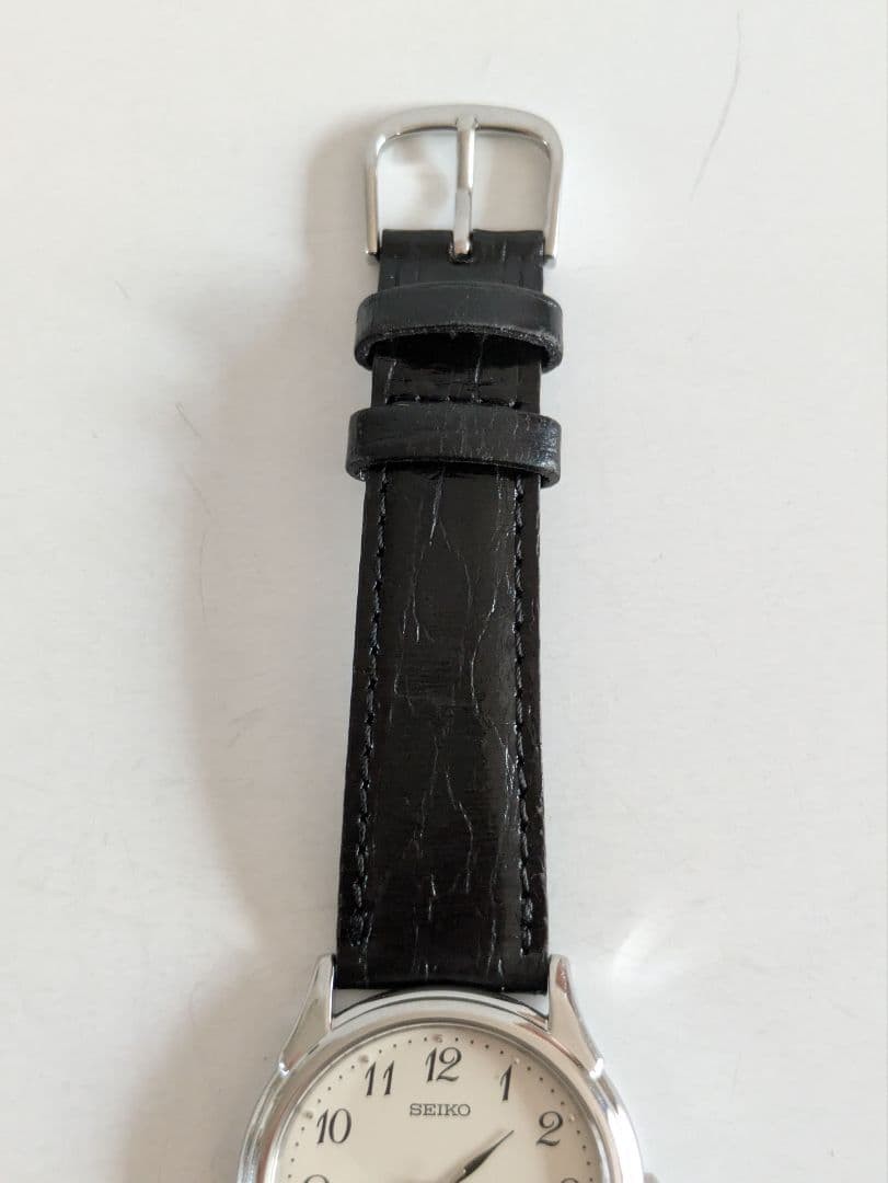 SEIKO 7N01-7141 Men’s Quartz Watch White Dial Used