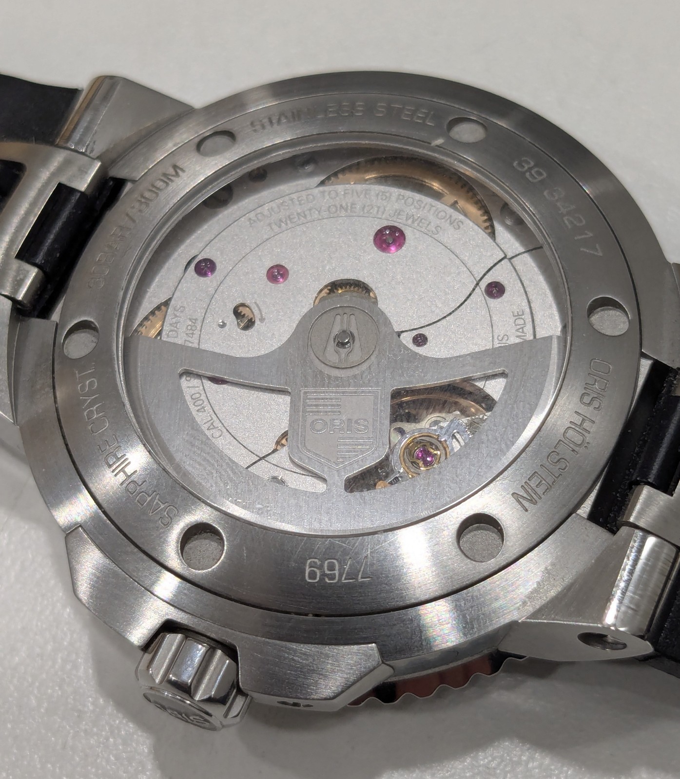 oris aquis Caliber 400 41.5mm Mens Watch Grey Dial