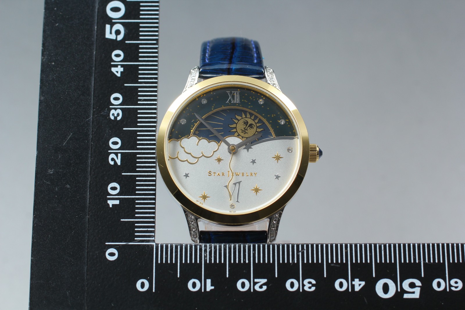 2017 N MINT Star Jewelry Limited Day & Night Sun Moon Navy Womens JAPAN
