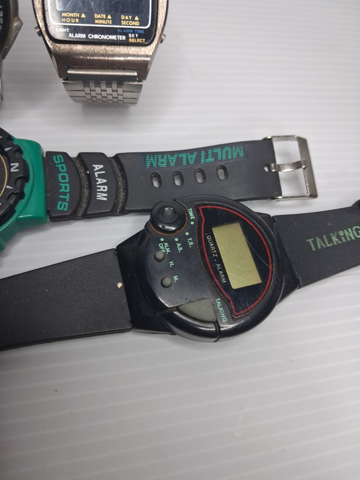 none working digital watch lot 4pc